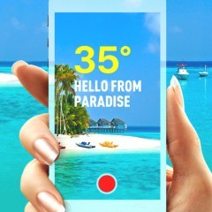 「Weathershot by Instaweather」写真と一緒にお天気もシェアする天気予報アプリのアイコン