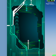 「A+ ナイトビジョン Free」は映画やテレビで見たような 暗視スコープの世界を少しだけ垣間見ることができるアプリのアイコン