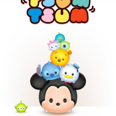 可愛らしいディズニーキャラクターのパズルゲーム！「LINE:ディズニーツムツム」のアイコン