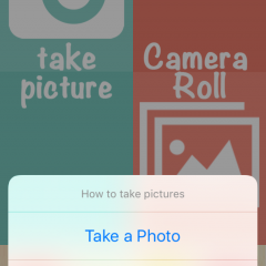 「おと：カメ」面白い音が鳴るカメラのアイコン