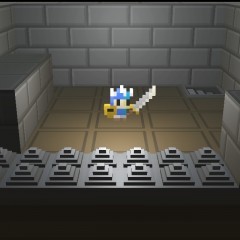 「ボクセルローグ」無料！シュールな絵で３Dの本格RPGゲームが出来るアプリ！時間を忘れてプレイしちゃう人が続出！のアイコン