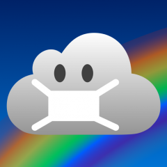 「大気くん - PM2.5をはじめとするあなたの地域の大気汚染の測定値をいつでもどこでも」大気の汚れをチェックしようのアイコン