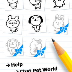 「ChatPet」で、世界にひとつのオリジナルスタンプ風画像を作成しよう！のアイコン