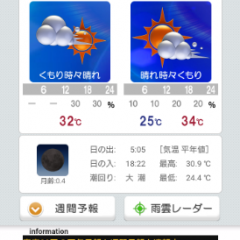 東京専用の天気予報！天気予報アプリ「東京天気」のアイコン