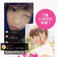 「アイドル応援アプリ-CHEERZ-」でアイドルを応援しちゃいましょう！のアイコン