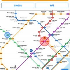 ダウンロード無料で使えるシンガポール電車乗換案内！「NAVITIME Transit」by ナビタイムのアイコン