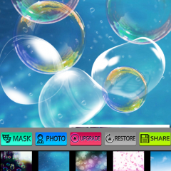 「Amazing Photo Bubbles」写真を泡で可愛く編集しよう！のアイコン