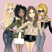 「Chicmoji」お洒落なファッションイラストを作れるアプリのアイコン