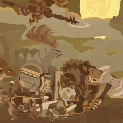 伝説の旅団は独特の世界観が魅力のゲームのアイコン