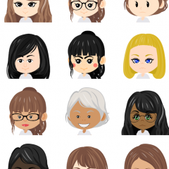 「エクレア - アバターからステッカー（スタンプ）を作成できる無料アプリ for iMessage」で自分の分身作っちゃおう！のアイコン