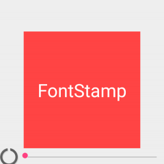 好きなメッセージや写真をスタンプにできる「フォントスタンプ 文字スタンプが送れるアプリ」で、コミュニケーションをもっと楽しもう！のアイコン