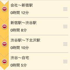 「帰宅時間メール」毎日の帰宅ルートを登録してワンタップで帰宅時間を割り出しメールを制作してくれる便利アプリの実力。のアイコン