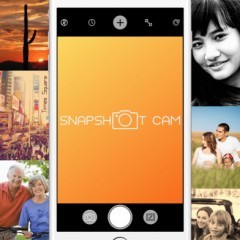 「写真加工・画像編集・文字入れ - Snapshot Cam」を使って文字やステッカーでおしゃれな写真に！のアイコン