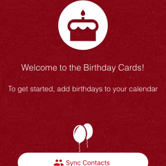 「誕生日カード」バースデーカード風画像がスマホで簡単に作れるアプリ！お友達の誕生日に素敵なバースデーカードを送ろう。のアイコン