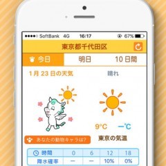 お天気動物占い(R)  あの「動物占い」と「日本気象協会」がタッグを組んだ！のアイコン