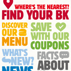 「Burger king」お得なクーポン付き！簡単に店舗検索、求人広告まで！情報満載バーガーキング公式アプリのアイコン