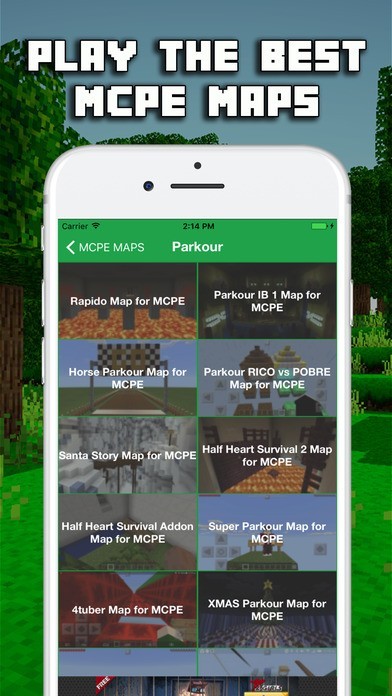 PARKOUR MAPS FOR MINECRAFT POCKET EDITION GAMES | iPhone・Android対応のスマホ ...