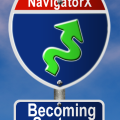 「カーナビ ナビゲーターX」持ち運びや付け替えに便利なスマホのナビゲーションアプリのアイコン