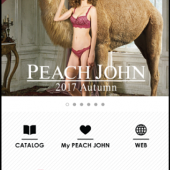 コスメも豊富！通販女子のデジタルカタログ「PEACH JOHN」のアイコン