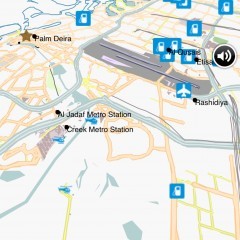 「ドバイ地図」ベクトルマップ採用により高品質なナビゲーションを実現のアイコン