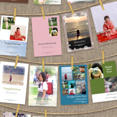 「フォトカ。デザイナーズ写真年賀状2017印刷アプリ」で簡単！写真入りポストカード作成＆印刷！のアイコン