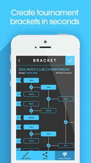 My Bracket トーナメントの作成と管理 Iphone Androidスマホアプリ ドットアップス Apps