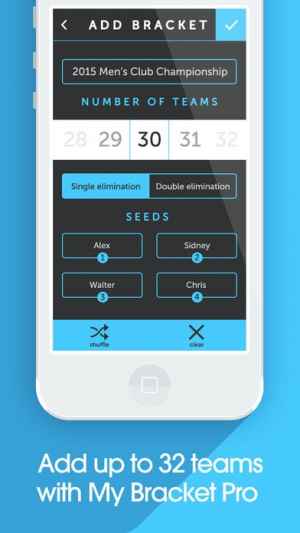 My Bracket トーナメントの作成と管理 Iphone Androidスマホアプリ ドットアップス Apps