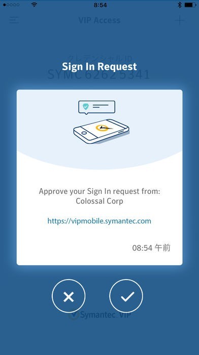 symantec vip access for iphone