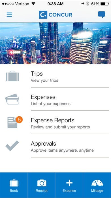 SAP Concur | スクリーンショット