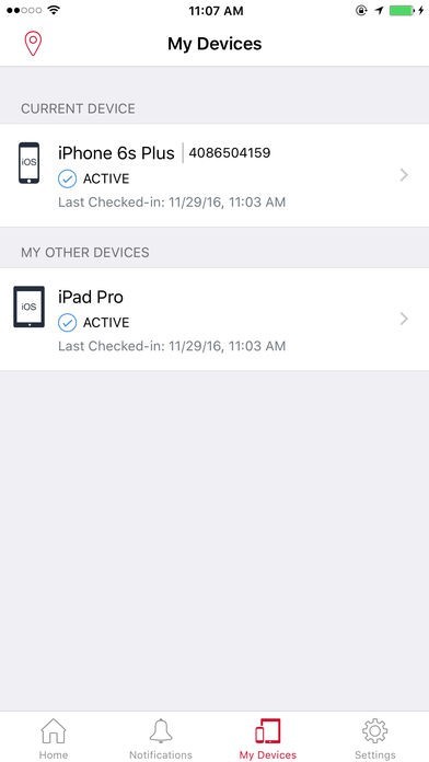 MobileIron Go | スクリーンショットその1