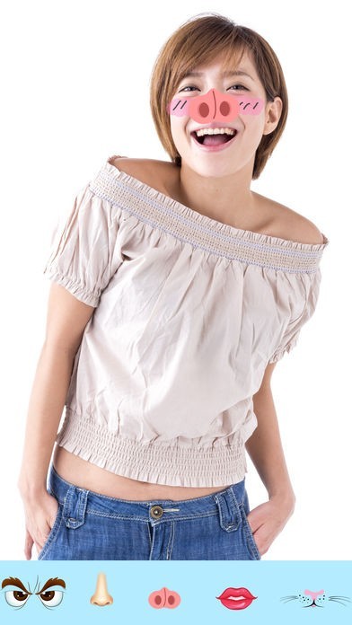 スノウ - 顔認証スタンプ、自撮り加工カメラ | スクリーンショットその2