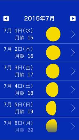 がんばれ ルルロロの月齢カレンダー Iphone Androidスマホアプリ ドットアップス Apps