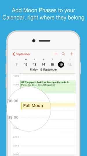 月の満ち欠けカレンダ Mooncal おすすめ 無料スマホゲームアプリ Ios Androidアプリ探しはドットアップス Apps