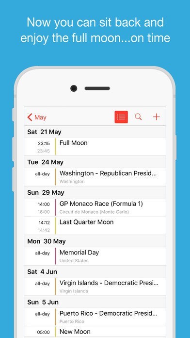 月の満ち欠けカレンダ Mooncal Iphone Androidスマホアプリ ドットアップス Apps