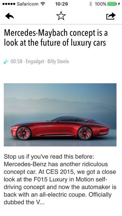 NewsBar RSS reader | スクリーンショットその2