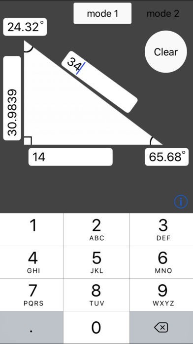 角度と長さを自動計算 | スクリーンショットその1