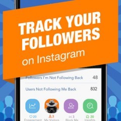 「Followers Tracker Free - のトラッカー for Instagram」で、アカウント情報を知ろうのアイコン
