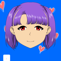 「Like me! 似顔絵をつくろう - 中二風」は、中二病風の似顔絵を作成できるアプリのアイコン