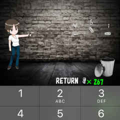 「特射」－ナンバーパッドを操り空き缶を撃ち落とせ！のアイコン