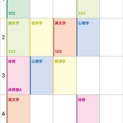 「シンプルな時間割 - TimeTable」シンプル・イズ・ベスト！スタイリッシュな時間割を作ろうのアイコン