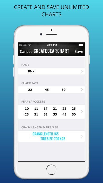 Bike Gear Calculator : Bike Gears, Cycling Gear | スクリーンショットその2
