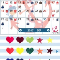 「ルルロロカレンダー-デコってらくらく予定管理」シールをスケジュール帳に貼るようにかわいく予定管理！のアイコン