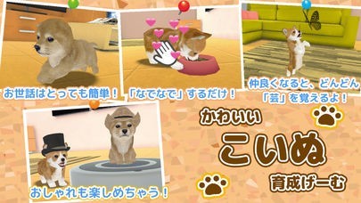 かわいい子犬育成げーむ | スクリーンショット