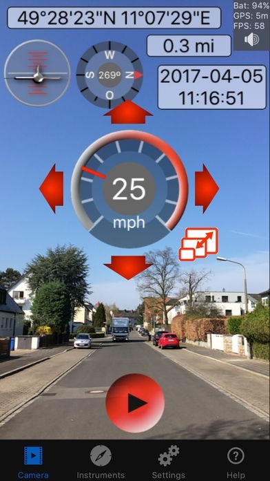 GPS スピードメーター Pro ビデオレコーダー スピード ポジション タイム | スクリーンショットその1