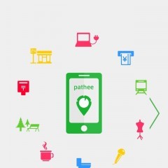 「Pathee お店が探せる検索ナビ パシー」どこにいても希望のお店を探し出してくれる頼もしいアプリのアイコン