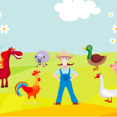 『ABC 農場 ！子供のためのゲーム： 学ぶ 言葉や動物とアルファベットを書き込むことができます。無償、新しい、幼稚園、保育園、学校のために、学習！』-幼児の英語教育にぴったりの役立つアプリ！のアイコン