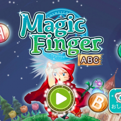 『MagicFinger-ABC 親子で楽しく学べるアルファベット知育アプリ』-子供が夢中になって遊ぶ英語学習アプリ！のアイコン