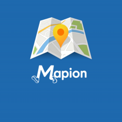キレイで見やすい「地図マピオン」は賢く使えるスマホナビアプリ！のアイコン