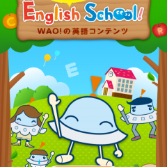 子どもが英語を学ぶうえで必要な「見る」「聞く」「話す」を全て無料で利用できる「ワオっち！イングリッシュスクール！楽しく学べるキッズ英語」で、遊びながら楽しく英語を学ぶ！のアイコン