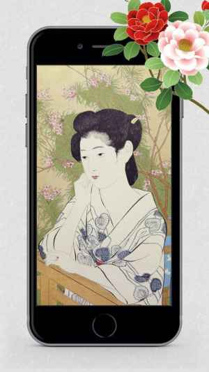 浮世絵壁紙 美しい日本画ギャラリー Iphone 6 6 Plus 5 Ipod対応 Iphone Android対応のスマホアプリ探すなら Apps